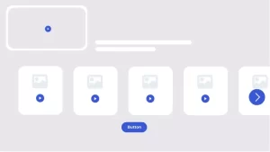 Video swiper modal